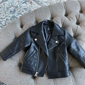 Toddler Faux Leather Jacket